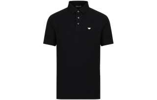 EMPORIO ARMANI SS23 Polo Shirt Men's Black
