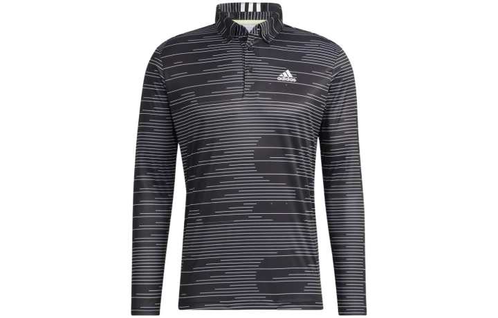 Adidas Adidas Shirts Men's Black Lapel Moderate