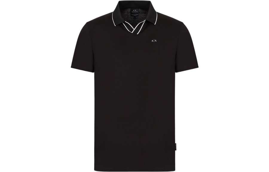 ARMANI EXCHANGE ARMANI EXCHANGEAE SS23 Polo Shirt Men's Black