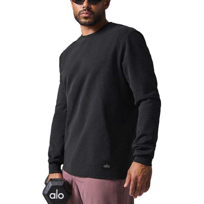 Alo Yoga DOUBLE TAKE LONG SLEEVE Sweatshirt Men's