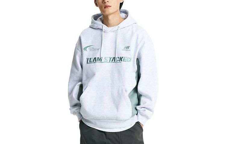 New Balance New Balance Sweatshirts Men's Gray Hooded Moderate Regular