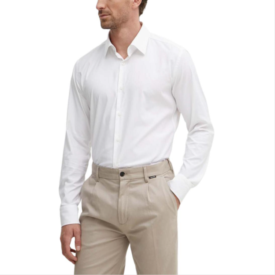 HUGO BOSS Shirts Men's White Moderate Other