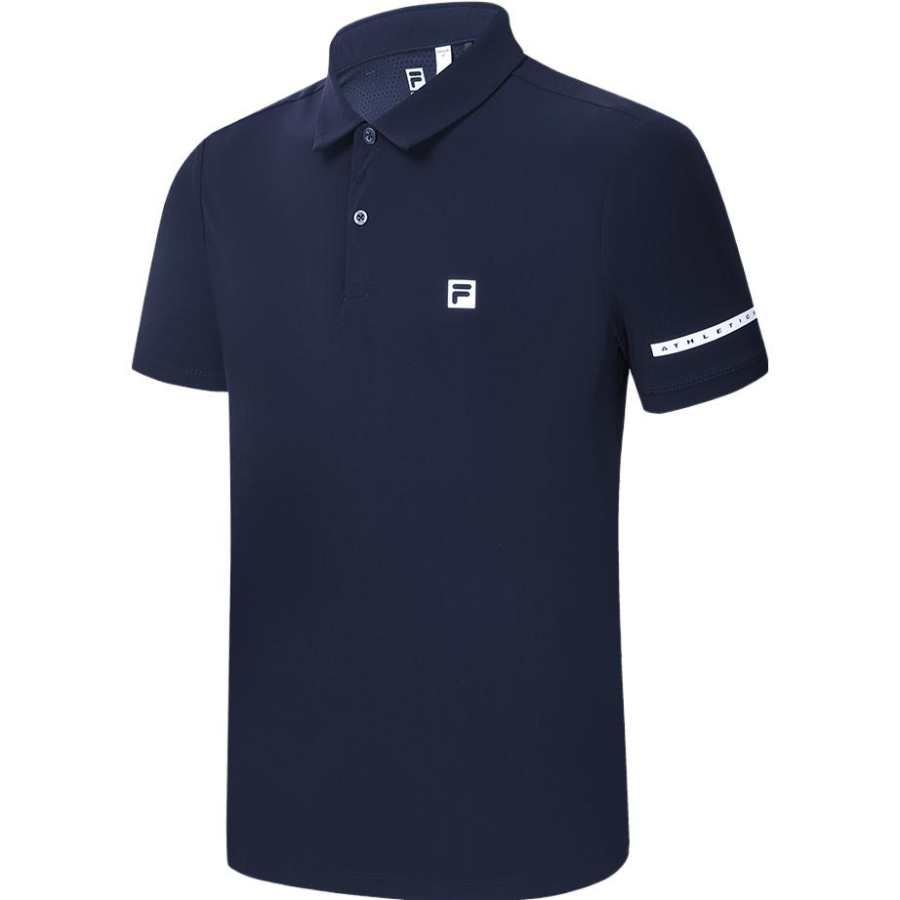 FILA Fitness Polo Shirt Men's Royal Blue