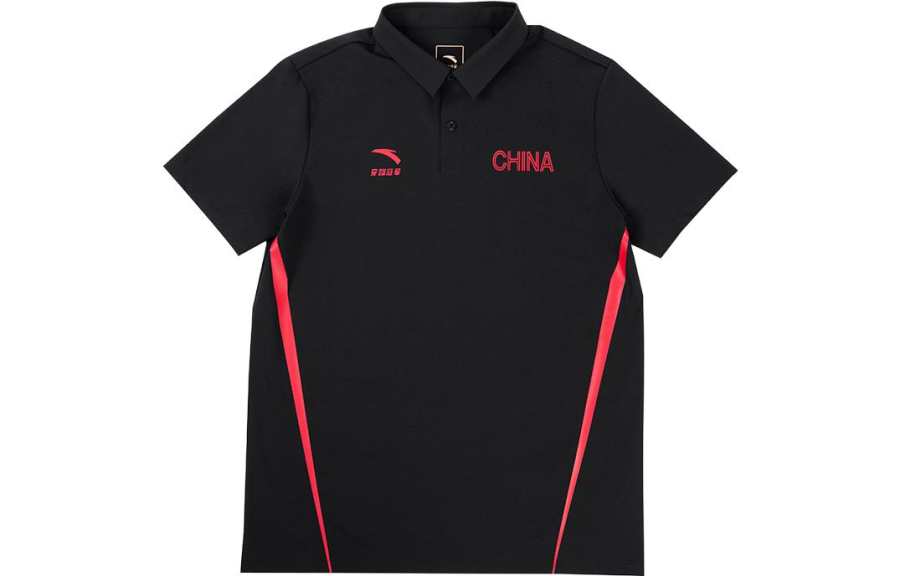 Anta Exclusive Collection Polo Shirt Men's Black