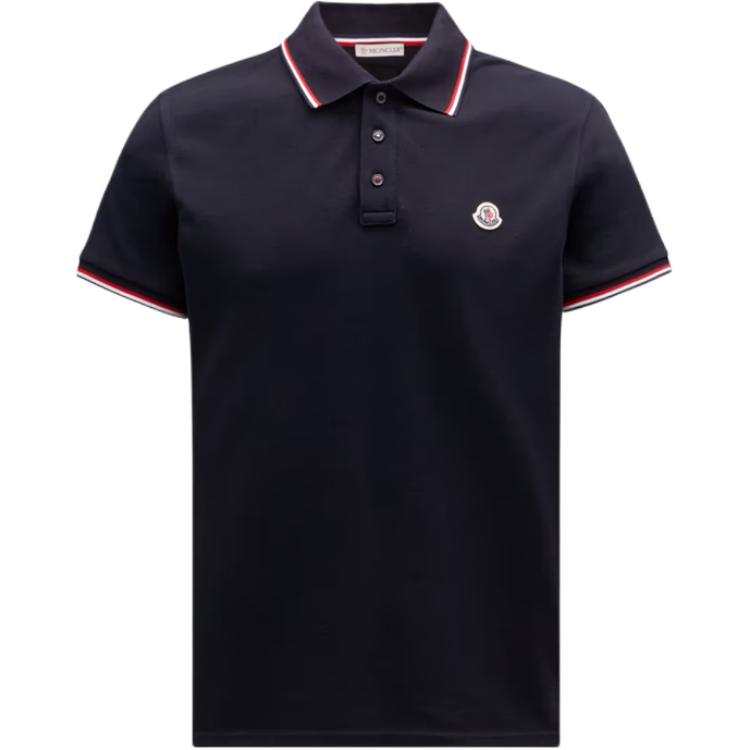Moncler Polo Shirt Men's Dark Blue