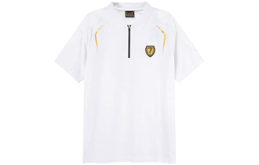 EMPORIO ARMANI EA7 SS23 Polo Shirt Men's White