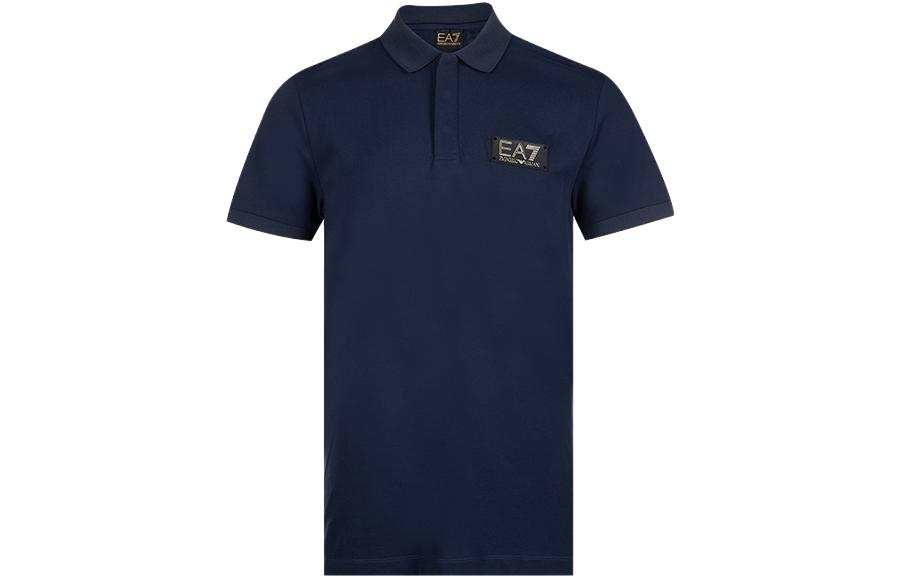 EMPORIO ARMANI EA7 Polo Shirt Men's Blue