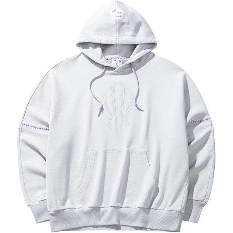 Anta Basketball Collection Sweatshirt Unisex Beige Pink Gray