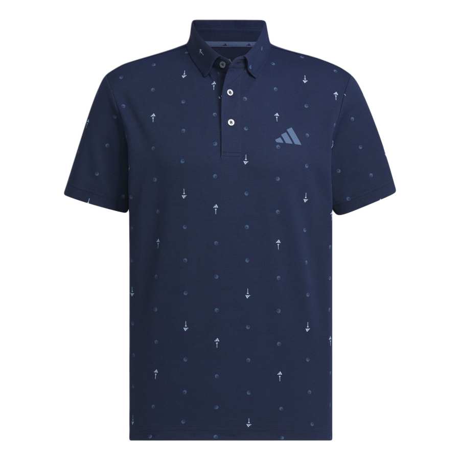 Adidas Adidas MONOGRAM Polo Shirt Men's College Navy