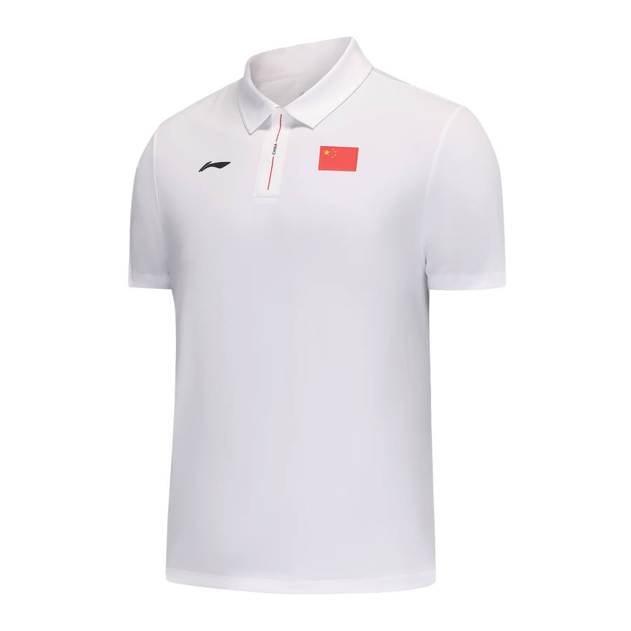 Li-Ning Li Ning Glory Series Polo Shirt Unisex Standard White