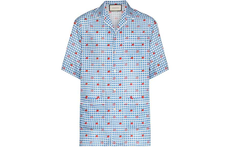 GUCCI SS23 Shirt Men's Sky Blue