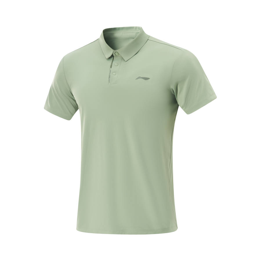 Li-Ning Li Ning Fitness Series Polo Shirt Men's Pea Green