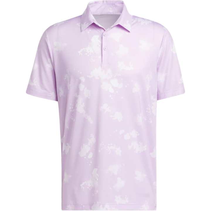 Adidas Adidas Polo Shirts Men's Purple Polo Collar Moderate Straight Fit