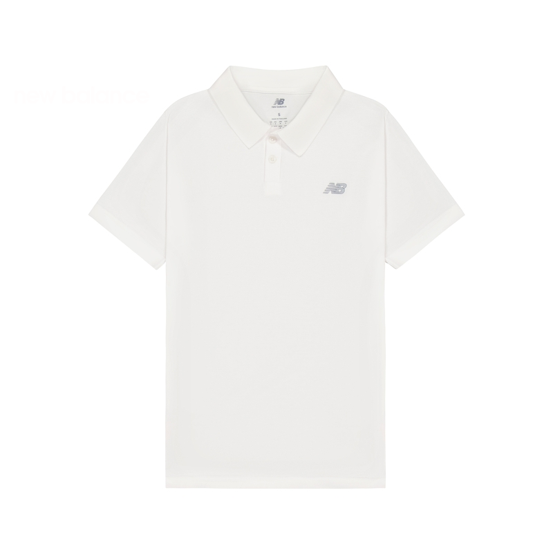New Balance New Balance Polo Shirt Men's White