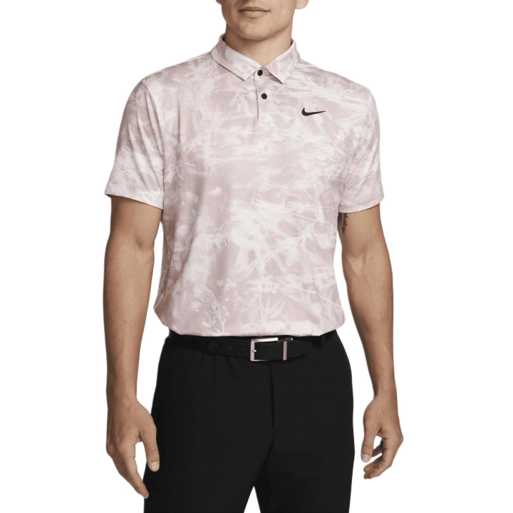 Nike Nike Polo Shirts Men's Light Pink Polo Collar Moderate Straight Fit