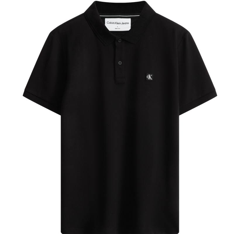 CALVIN KLEIN Polo Shirt Men's Space Black