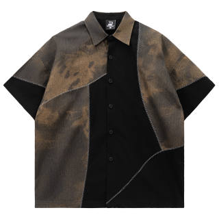 XINYINSU SS24 Shirt Summer Unisex Couple's Black