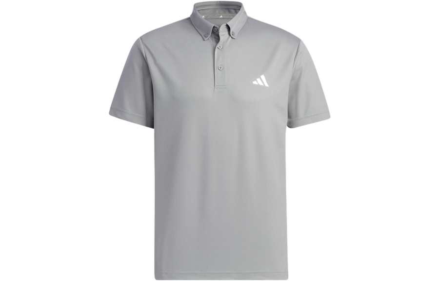 Adidas Adidas Polo Shirts Men's Gray Polo Collar Moderate Other