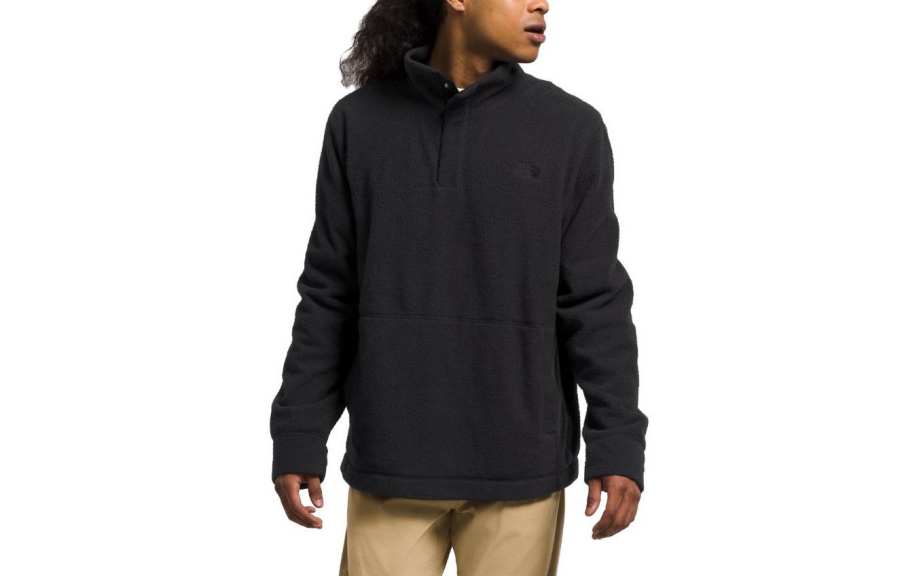 THE NORTH FACE Sweatshirts Men's Black Stand Collar Moderate Regular