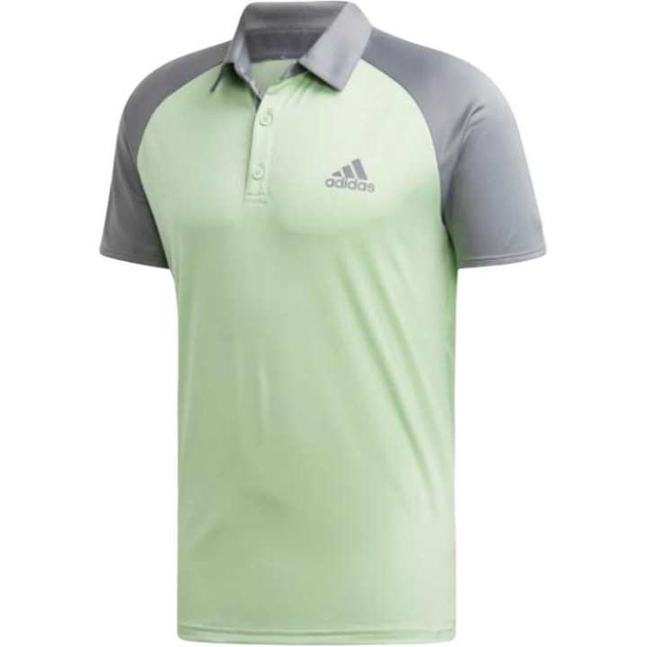 Adidas Adidas Polo Shirts Men's Green Polo Collar Moderate Other