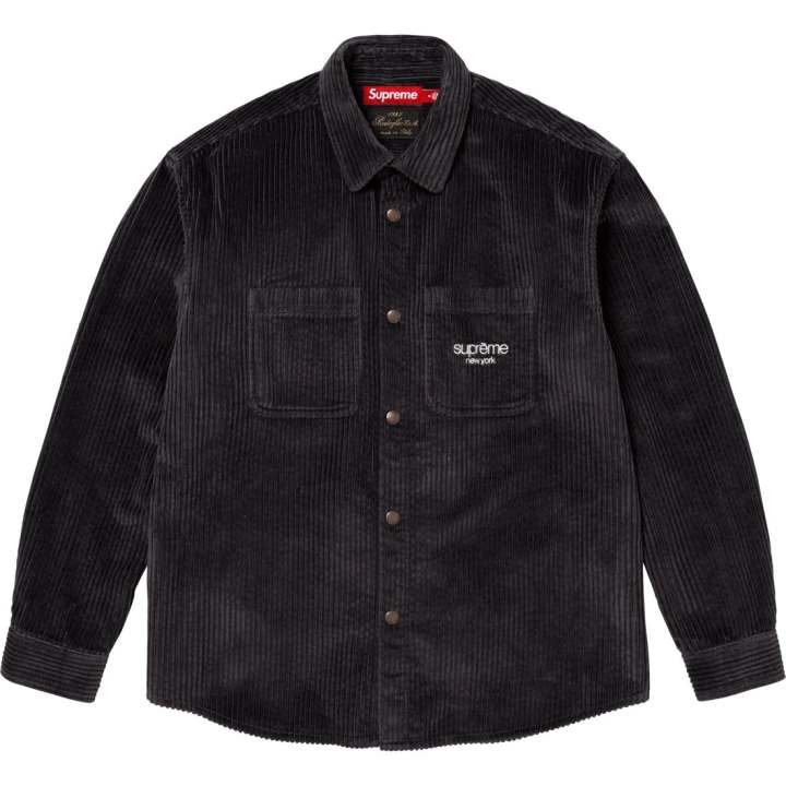 Supreme Supreme Wide Wale Corduroy Snap Shirt
