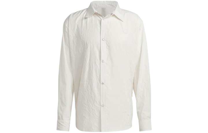 Adidas Adidas Shirts Men's Cloud White Lapel Moderate Shirt