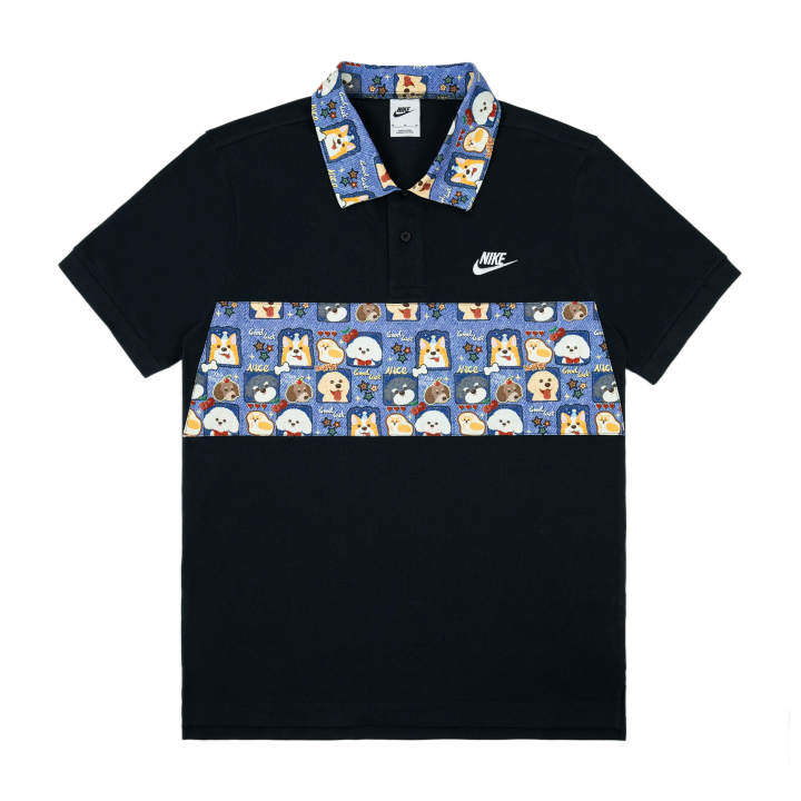 Nike Nike Polo Shirts Unisex Black Moderate Straight Fit