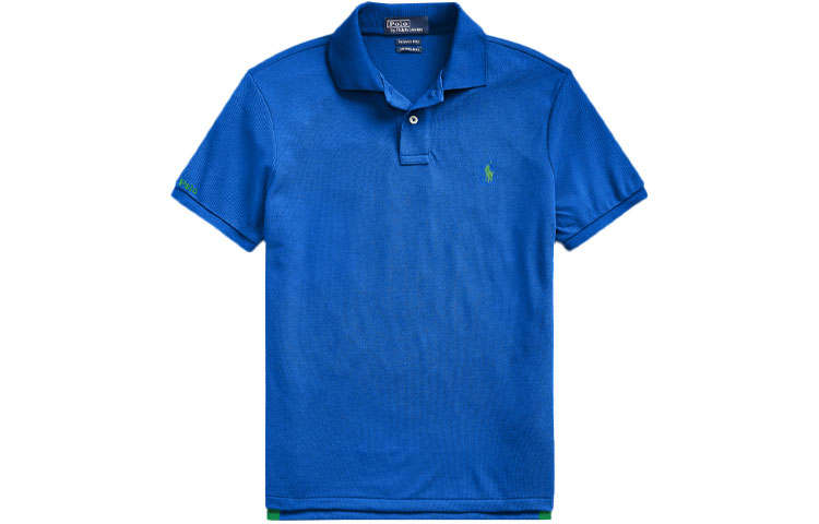 Polo Ralph Lauren SS22 Polo Shirt Custom Slim Fit Men's Dark Blue