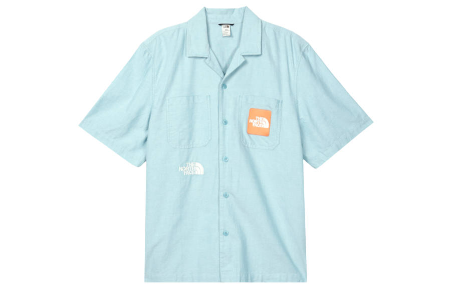 THE NORTH FACE Shirts Men's Blue Moderate