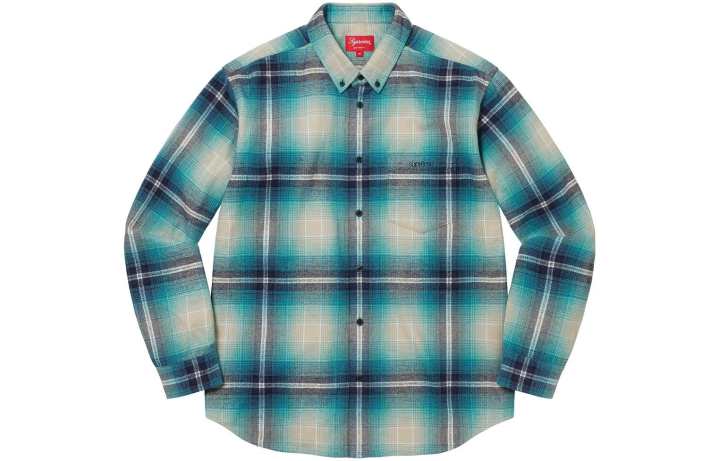 Supreme Supreme Shadow Plaid Flannel Shirt