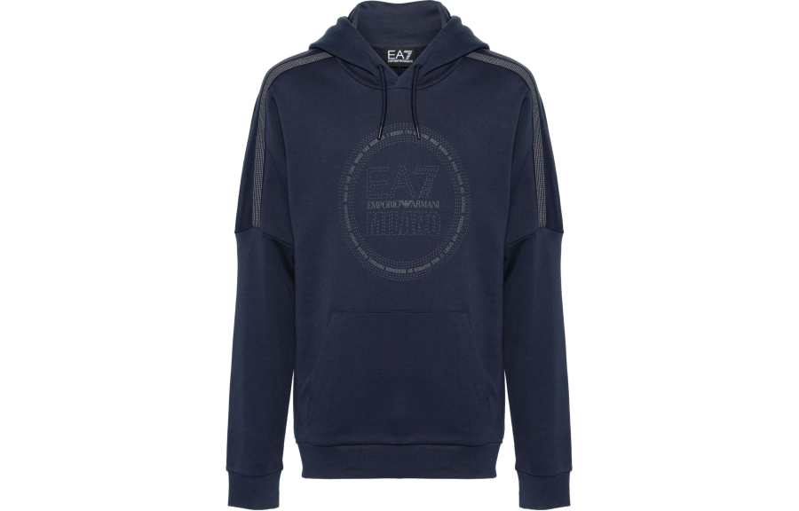 EMPORIO ARMANI EA7 SS24 Sweatshirt Men's Marine Blue