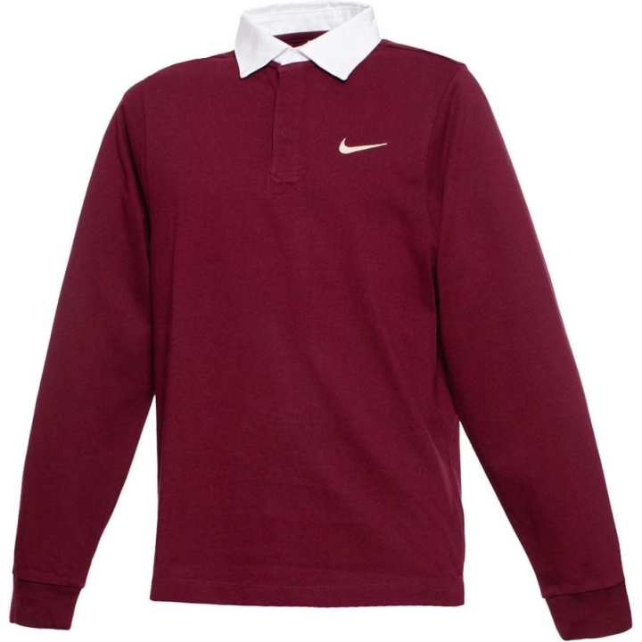 Nike Nike Polo Shirts Men's Burgundy Polo Collar Moderate Straight Fit
