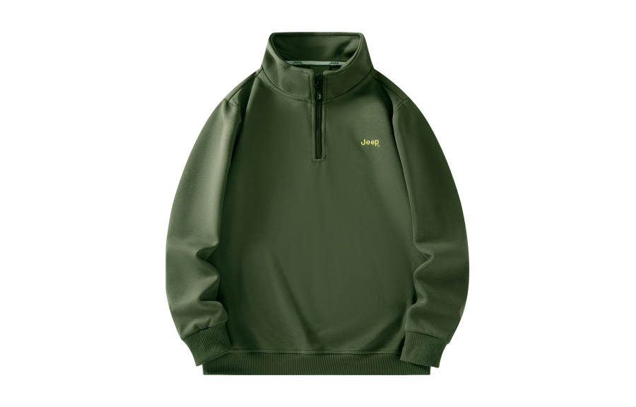 Jeep Jeep Sweatshirts Unisex Stand Collar Moderate Regular