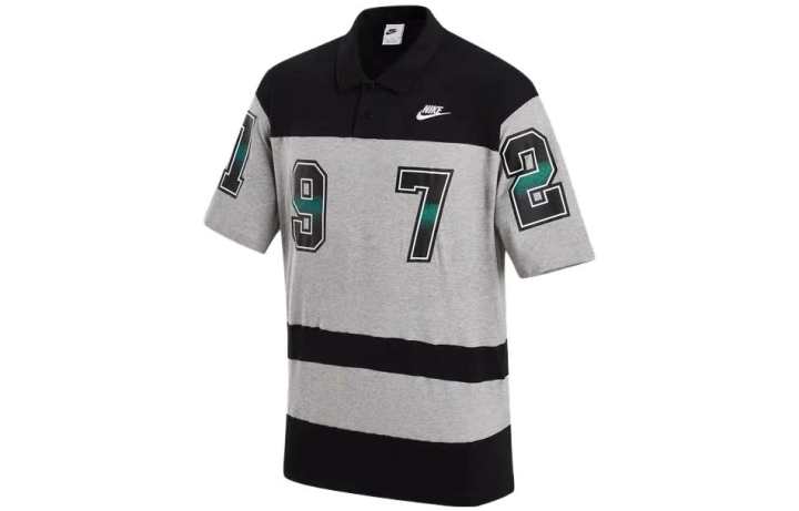 Nike Nike Polo Shirt Men's Black Gray