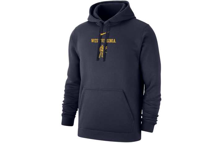 Nike Nike West Virginia Club Fleece Sweatshirt Men's Marine Blue