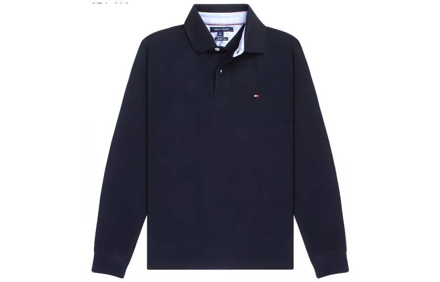 Tommy Hilfiger Polo Shirt Men's Navy Blue