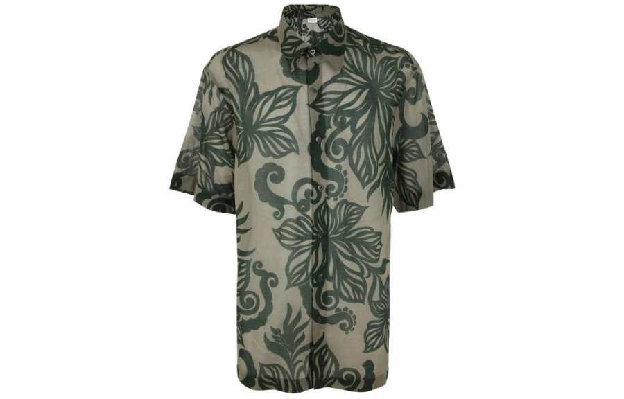 DRIES VAN NOTEN SS23 Shirt Men's Coffee