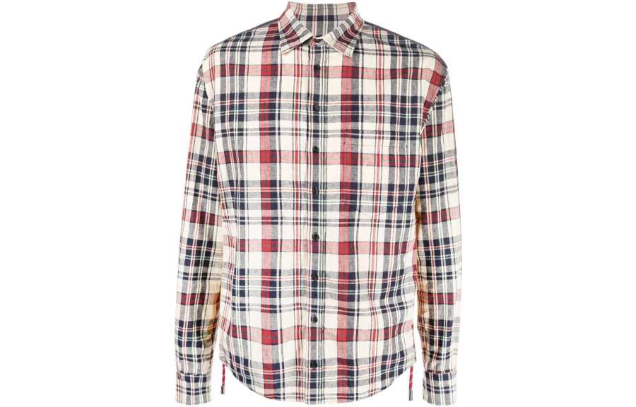 DSQUARED 2 Dsquared 2 panelled check-print shirt