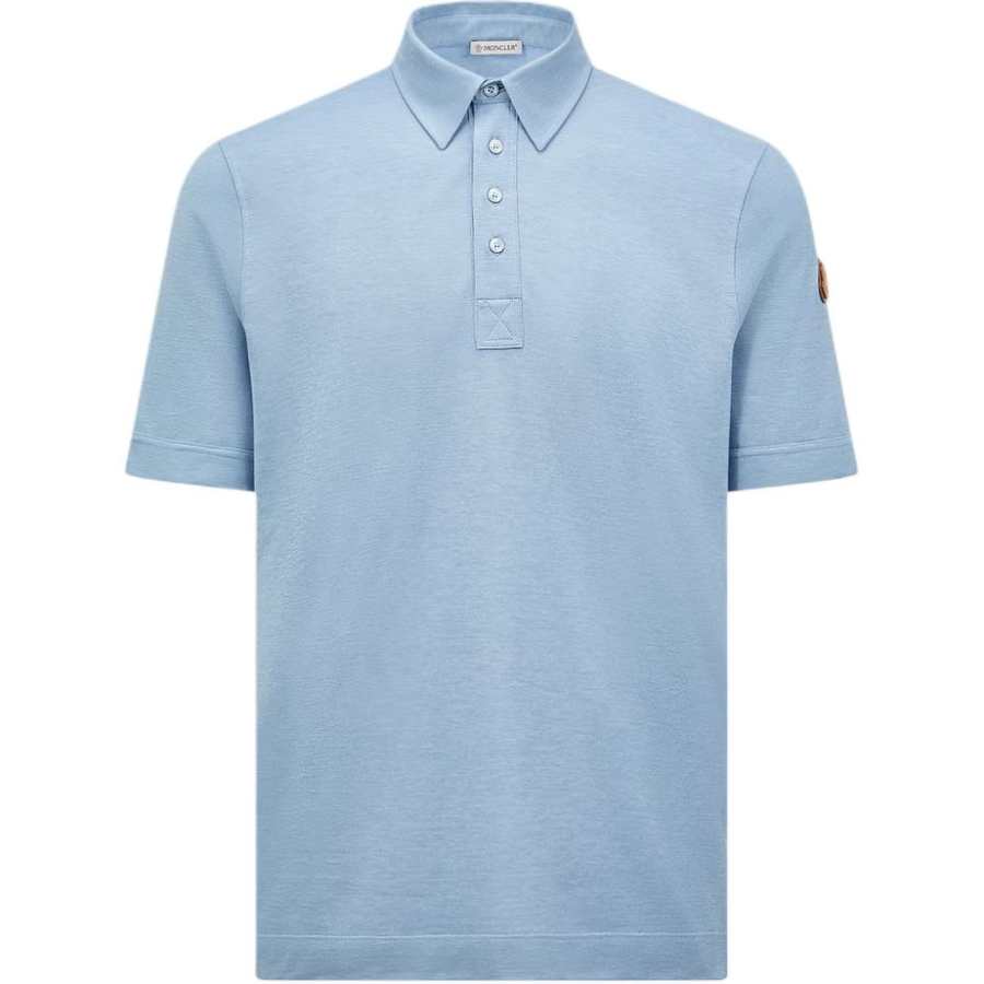 Moncler Moncler Polo Shirt Men's Light Blue