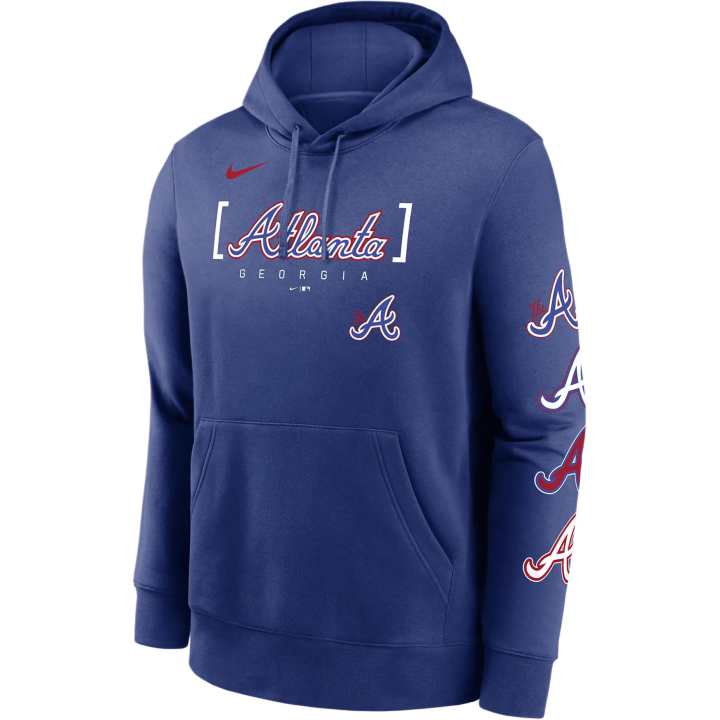 Nike Nike MLB Collaboration Sweatshirt Atlanta Braves Men's Royal Blue