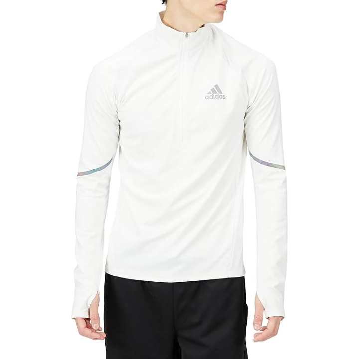 Adidas Adidas Sweatshirts Men's White Stand Collar Moderate Regular