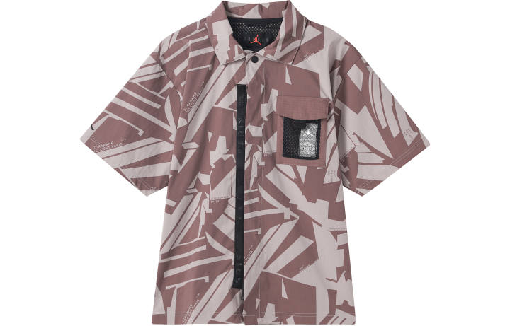 Jordan Jordan Shirts Men's Pink Brown Lapel Moderate Other