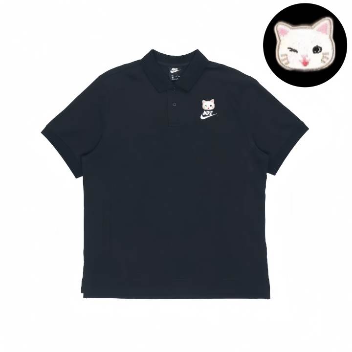 Nike Nike Polo Shirts Unisex Black Polo Collar Moderate Other