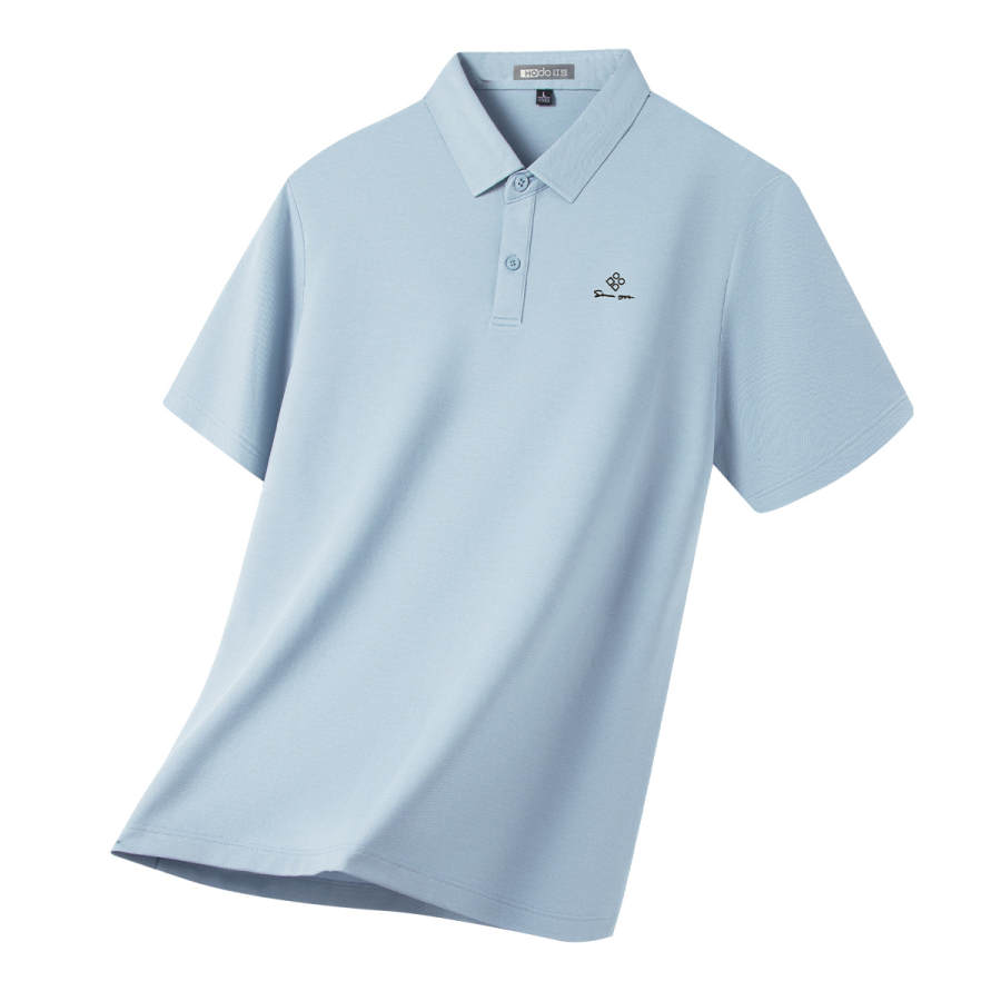Hodo Polo Shirts Men's Lapel Thin Straight Fit