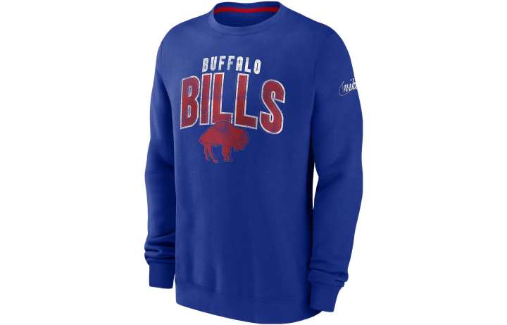 Nike Nike X NFL Sweatshirts Men's Blue Crew Neck Moderate Regular