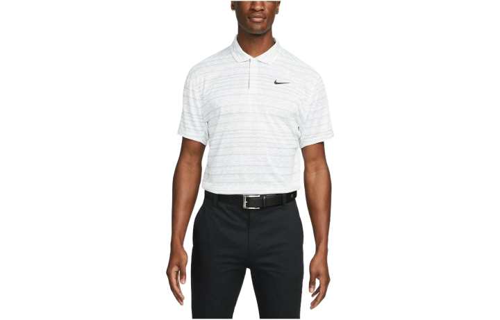 Nike Nike Polo Shirts Men's White Polo Collar Moderate Straight Fit