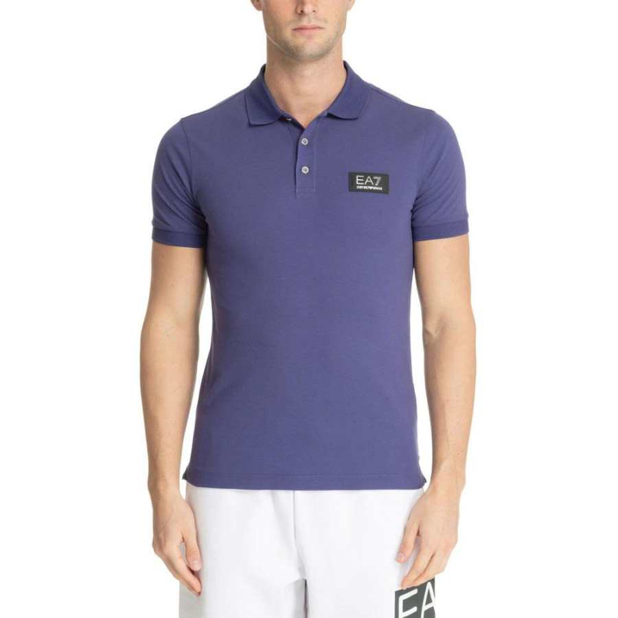 EMPORIO ARMANI EA7 Polo Shirt Men's Purple