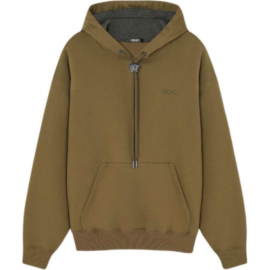 VERSACE VERSACE Medusa Head Detailed Drawstring Hoodie