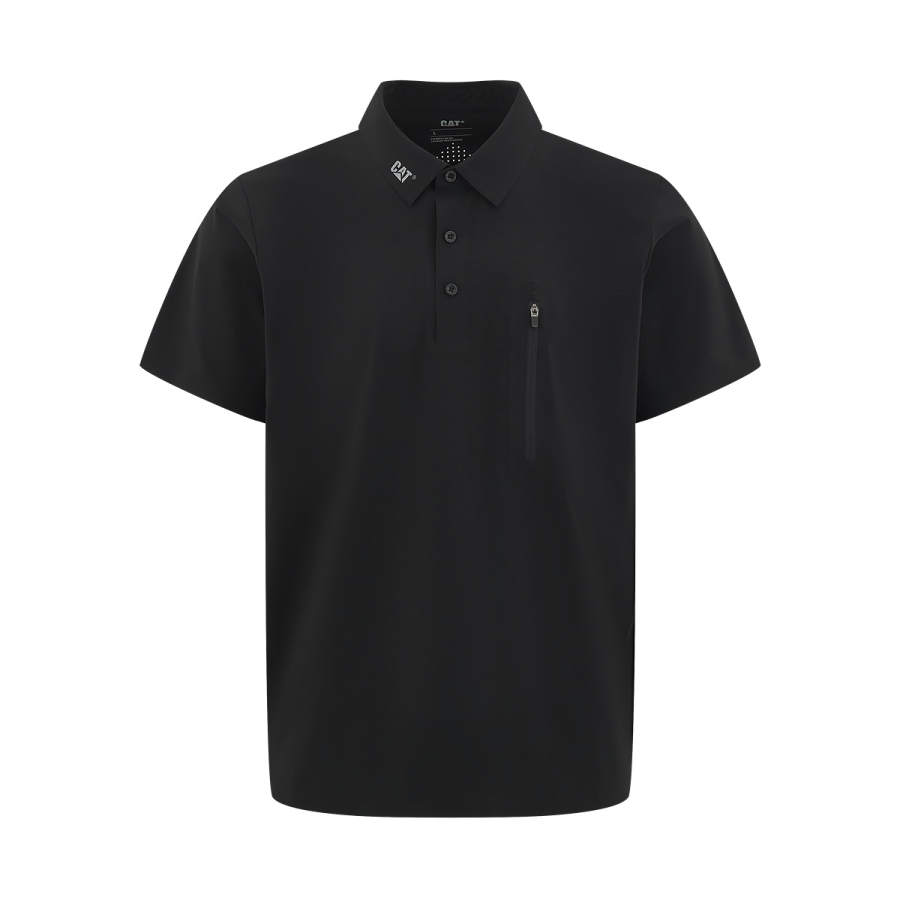 CAT Polo Shirts Men's Polo Collar Moderate Straight Fit