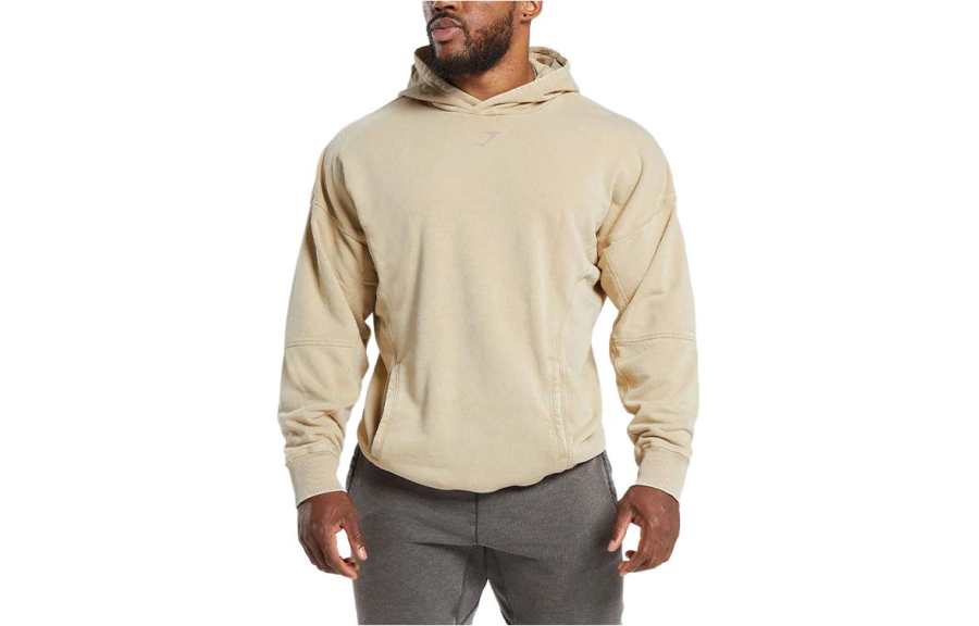 GYMSHARK HERITAGE Sweatshirt Men's Desert Beige